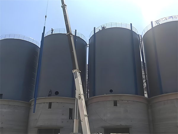滨海钢板库在砂石骨料储存中的建造施工与应用